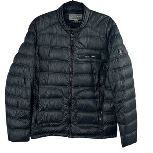 Michael Kors Men's Quilted Black Puffer Down Jacket Size M